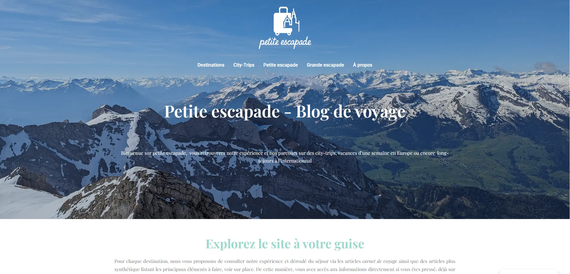 Petite Escapade example